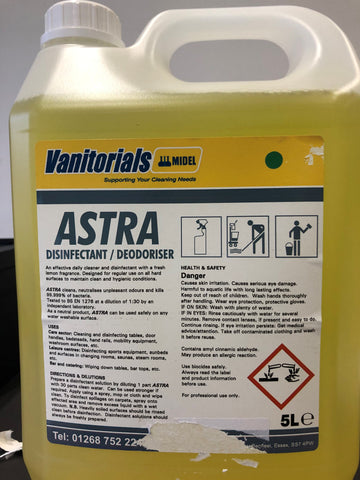 ASTRA LEMON DISINFECTANT/ DEODORISER 5L