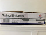 JANGRO WHITE SWING BIN LINER 13'X23'30 HD