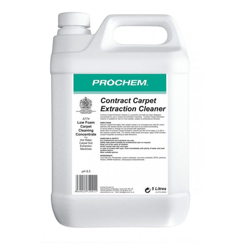 CONTRACT CARPET EXTRACTION 5LT S774 PROCHEM