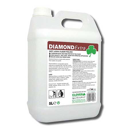 DIAMOND EXTRA WET FLOOR POLISH - 5L