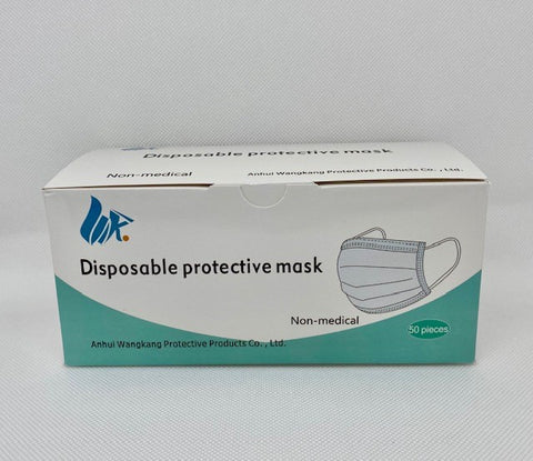 CIVILIAN DISPOSABLE FACE MASK 50 PCS BLUE