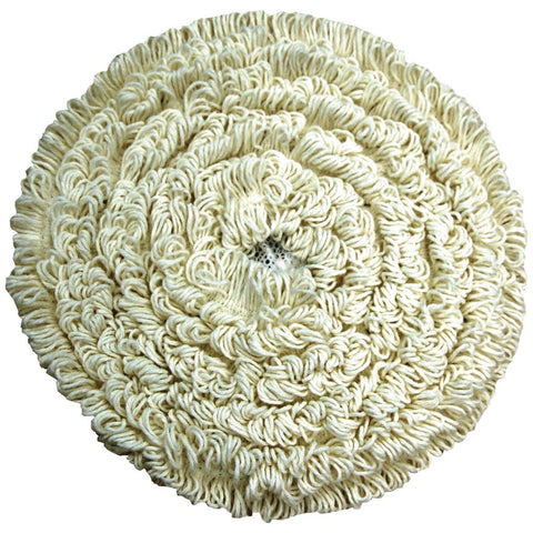 17" CARPET CLEANING BONNET - WHITE