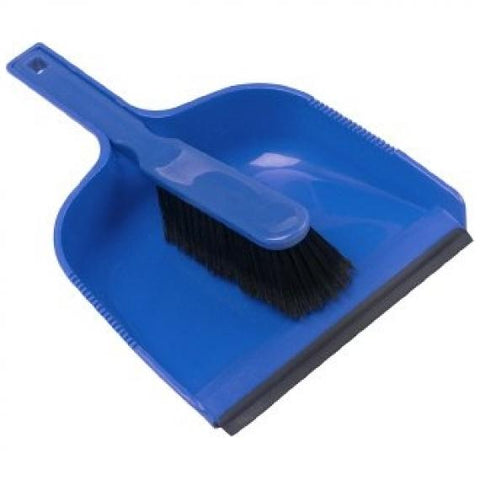 DUSTPAN & BRUSH SET SOFT- BLUE