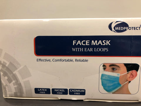 MEDPRO DISPOSABLE FACE MASK - 1X50