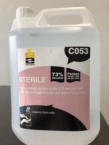 SELGIENE 73% ALCOHOL HAND SANITISER - 5L